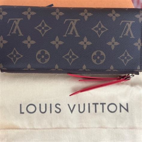 LOUIS VUITTON Monogram Adele Wallet Coquelicot